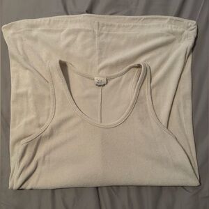 Beige Mini Dress/Beach Coverup